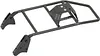 AMK 1/10 RC Crawler Car Land Cruiser LC80 ABS Interior Body Mount Roof Rack Bull Bar Bumper Snorkel LED Lights for SCX10 TRX4 Redcat (Vent Visor)