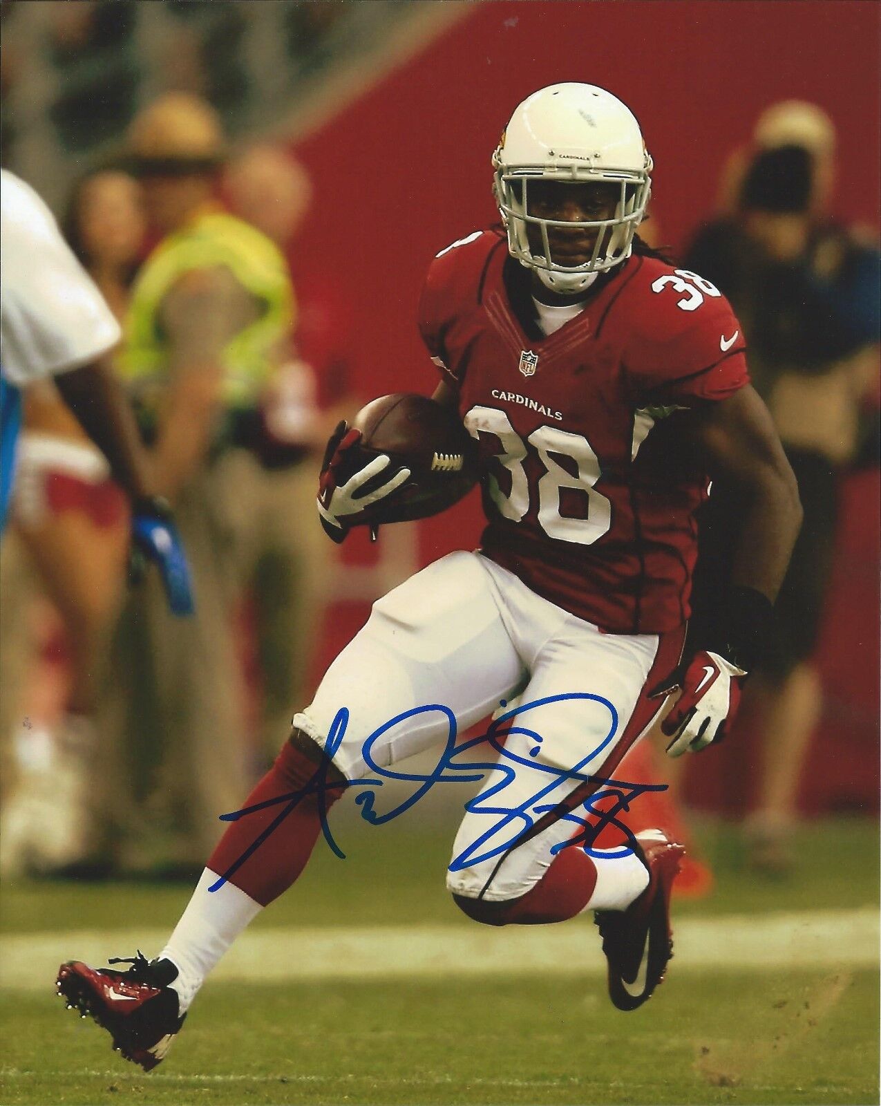 ANDRE ELLINGTON signed autographed ARIZONA CARDINALS 8X10 Photo Poster painting w/COA PROOF