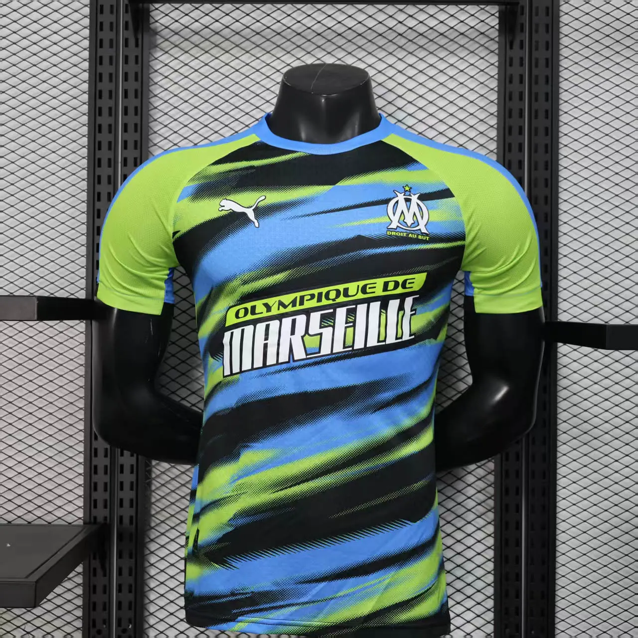 2025-2026 Player Version Olympique Marseille Training clothes Football Shirt 1:1 Thai Quality- Maxi Kits