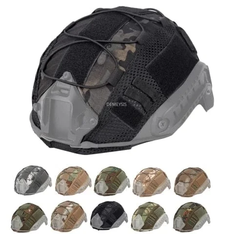 pornhint Pornhint Camouflage Tactical Fast Helmet Cover Military Airsoft Shooting Helmet Nylon Cover Paintball CS Wargame Helmet Gear 11 Colors