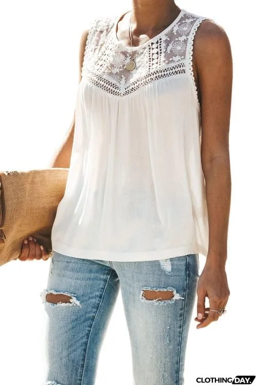 You Belong With Me Lace Tank