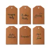 6PCS Colorful Birthday Party Gift Wrapping Congrats Cards