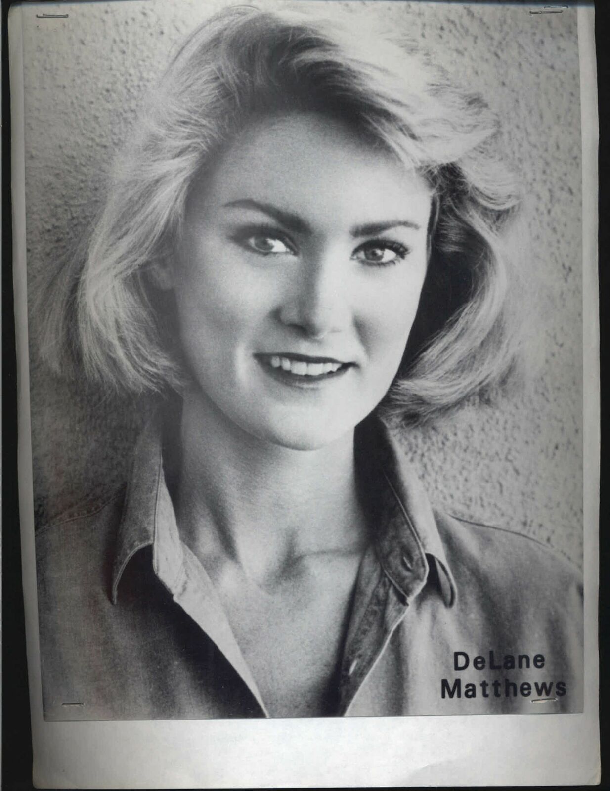 DeLane Matthews - 8x10 Headshot Photo Poster painting w/ Resume - General Hospital