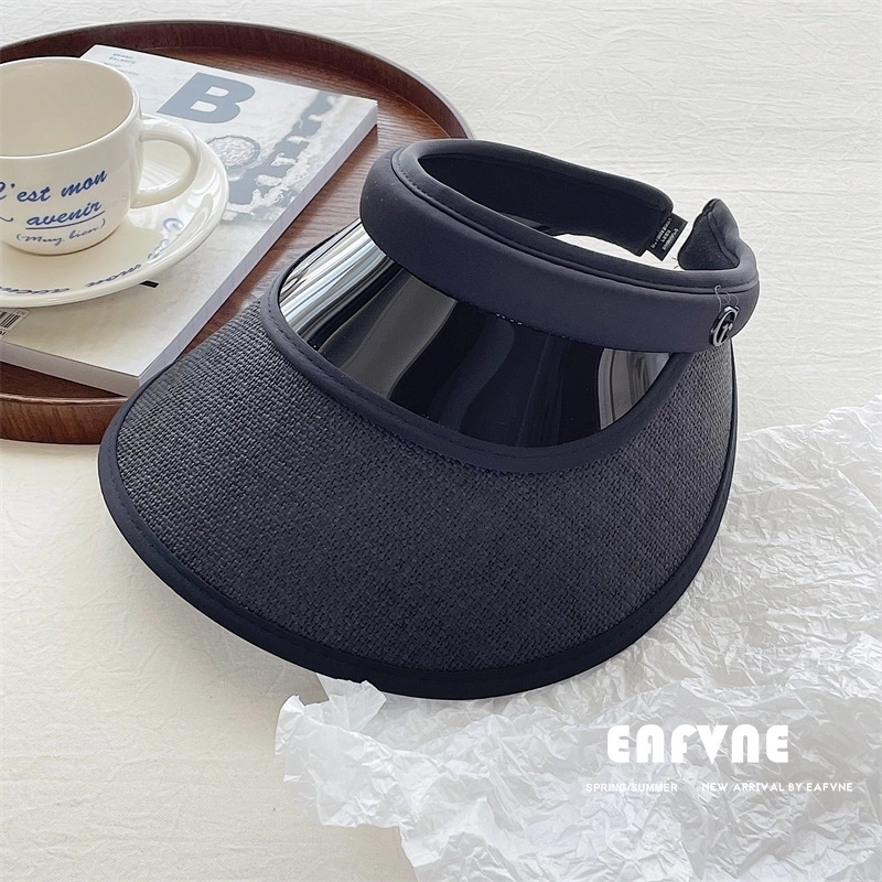 Women’s Casual Solid Color Curved Eaves Sun Hat