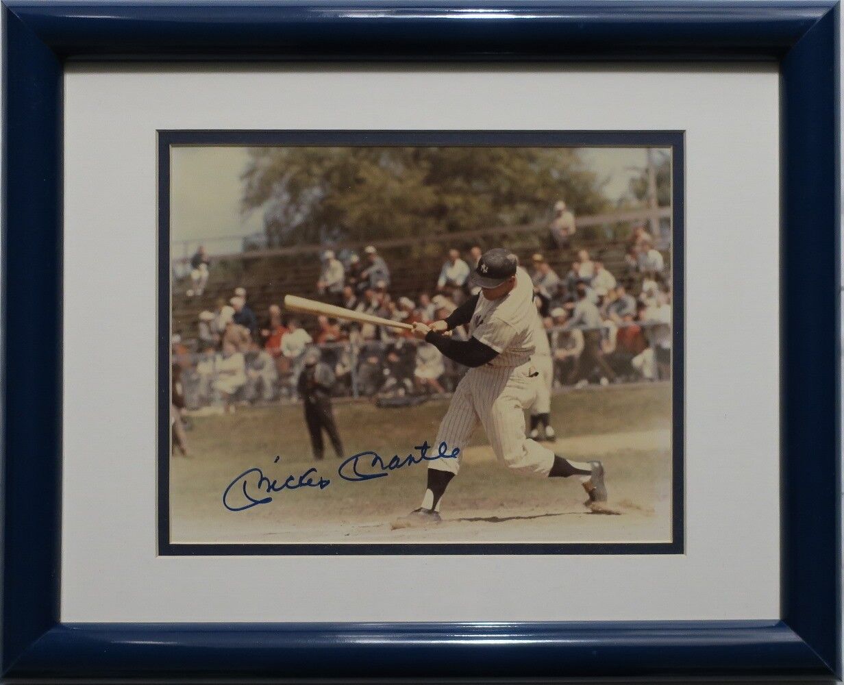 Mickey Mantle Signed/Framed Authentic Autographed 8x10 Photo Poster painting PSA/DNA #B32596