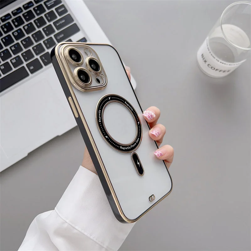 Magnetic Attraction Transparent Case for iPhone