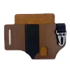 EDC Handmade Leather Multi-Function Tactical Tool Holster Wilderness Survival Storage Waist Bag