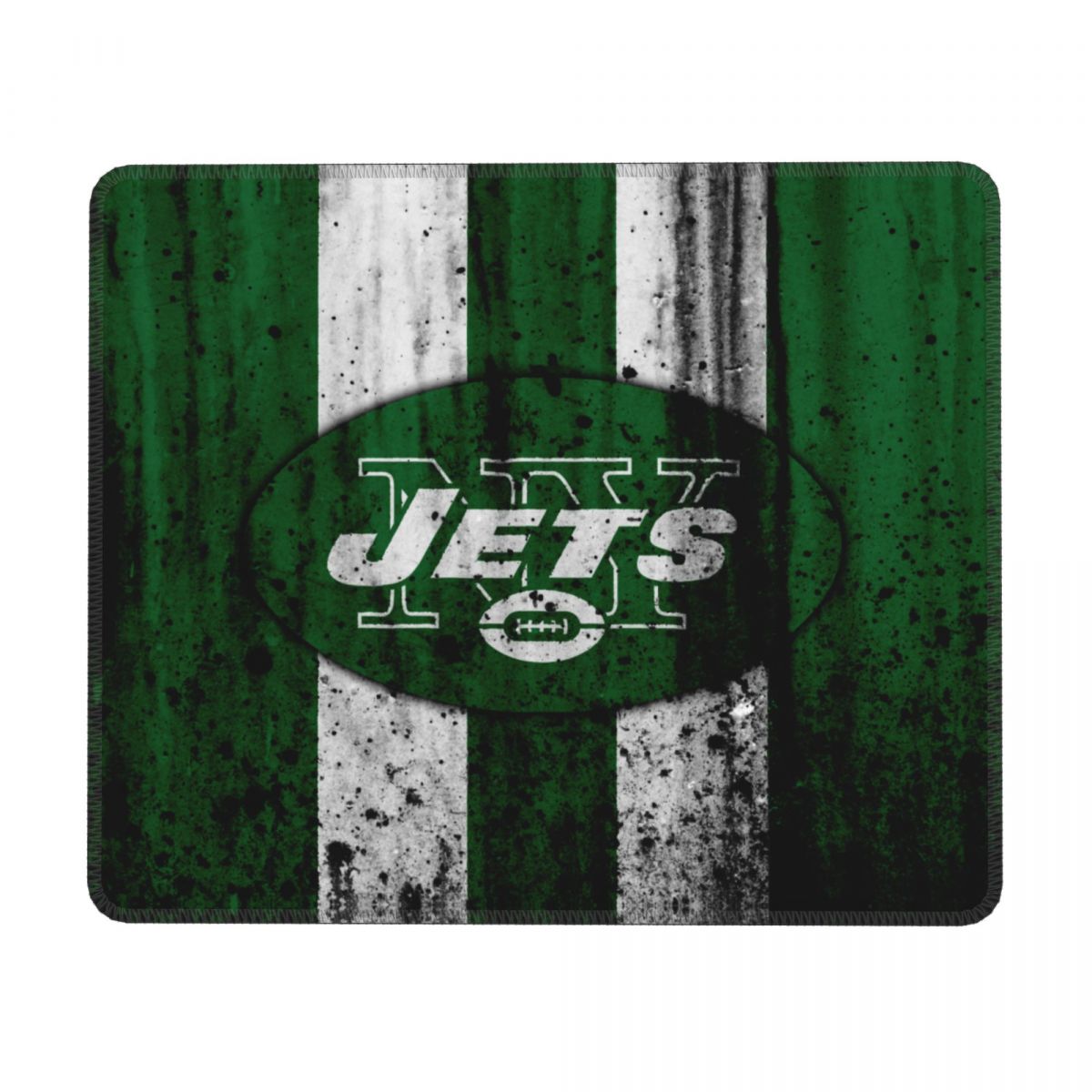 New York Jets Dirt Logo Square Rubber Base MousePads
