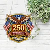 Diamond Painting Single-Sided Acrylic USA 250th Hanging Pendant Sun Catcher for Home Garden Wall Door