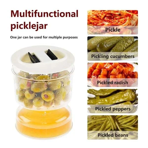🔥ON SALE AT 30%OFF--Pickle and Olives Jar Container with Strainer