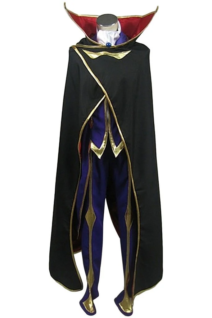 Code Geass Lelouch Of The Rebellion Zero Outfit Cosplay Costume
