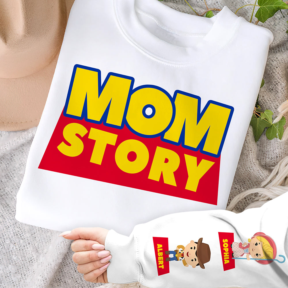 Loveyoufancy Personalized Gifts For Mom Shirt Mama Story 