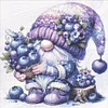 (US Local)Gnome - 9CT Partial Beaded Cross Stitch Kit(39x39cm)