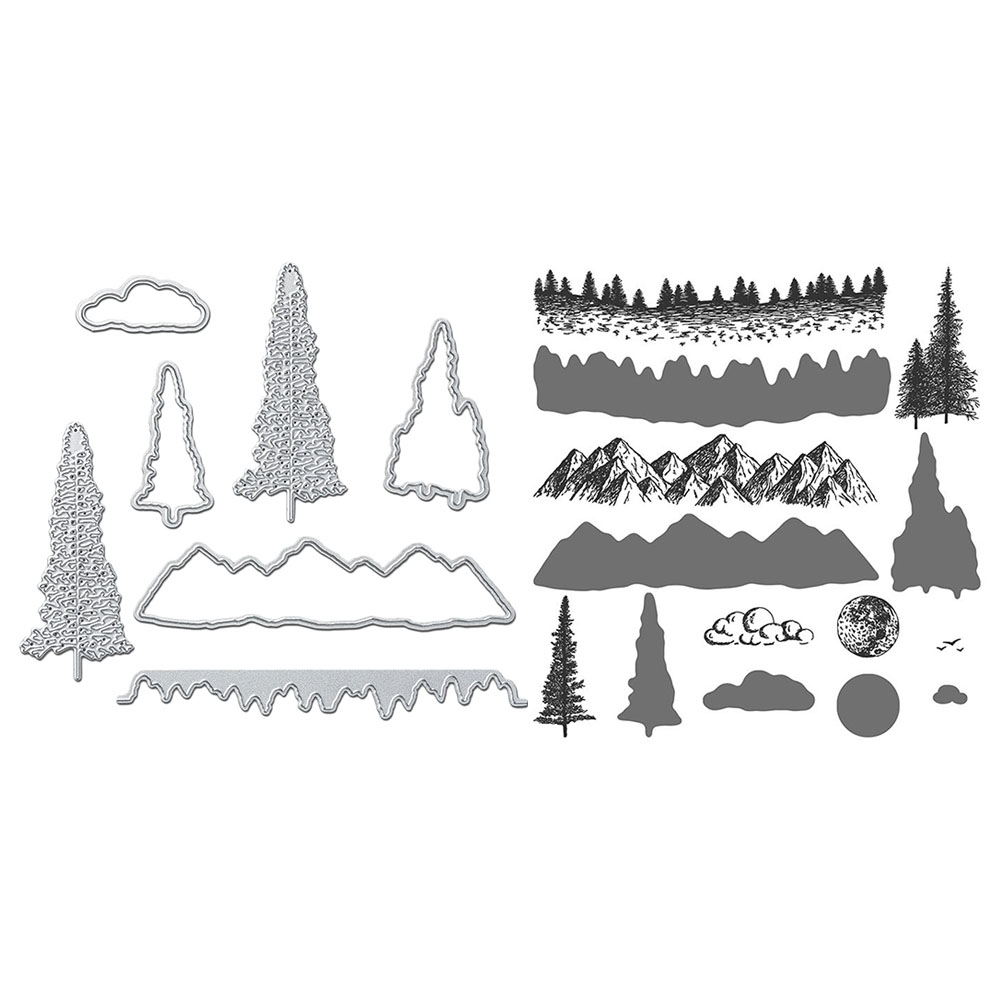 

Mountain Tree - Paper Craft Cutting Dies, 501 Original