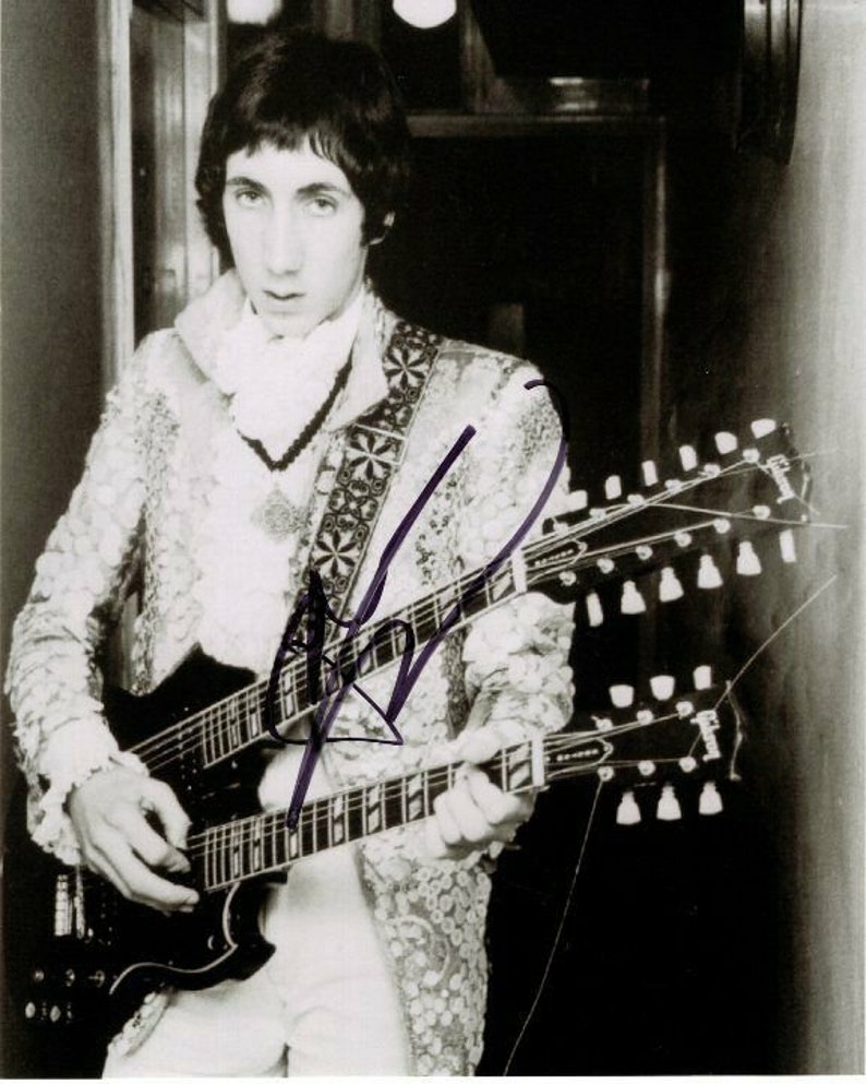 Pete townshend signed autographed Photo Poster painting