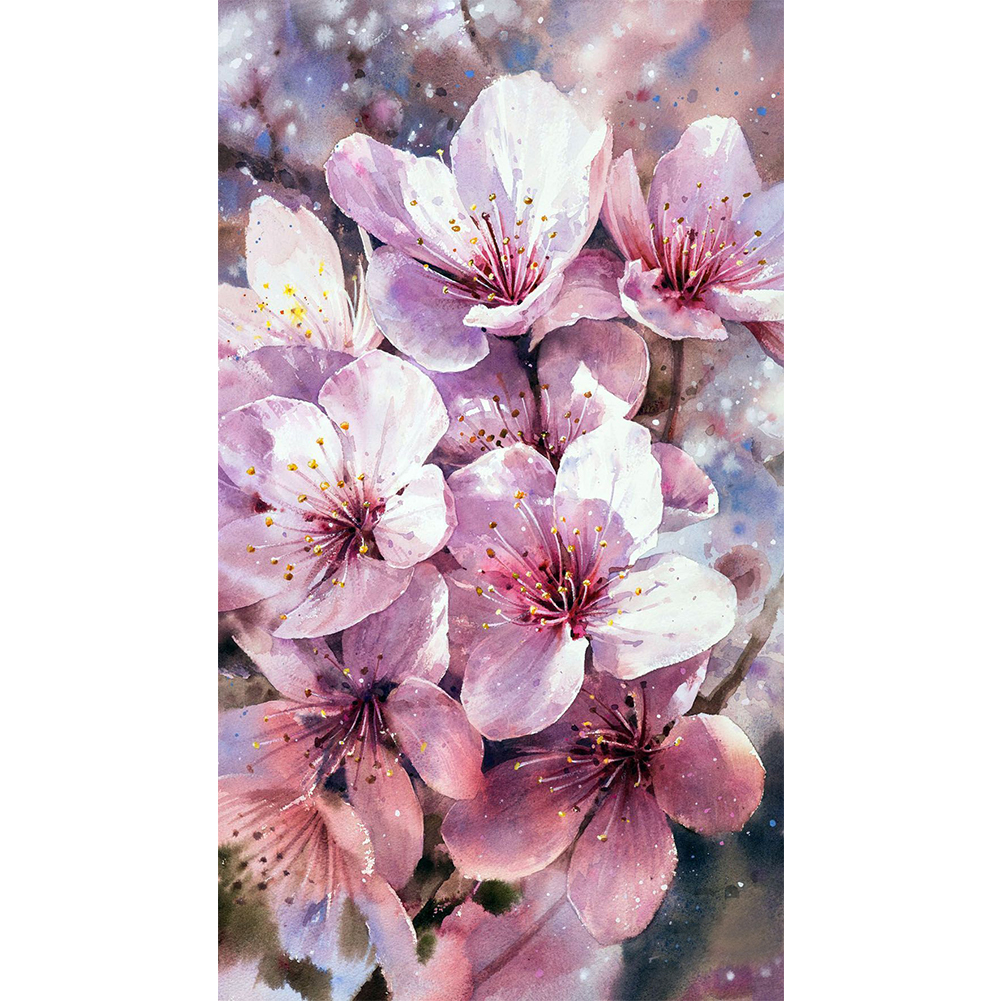 

Cherry Blossom - Round Drill Diamond Painting - 40*80CM (Big Size), 501 Original