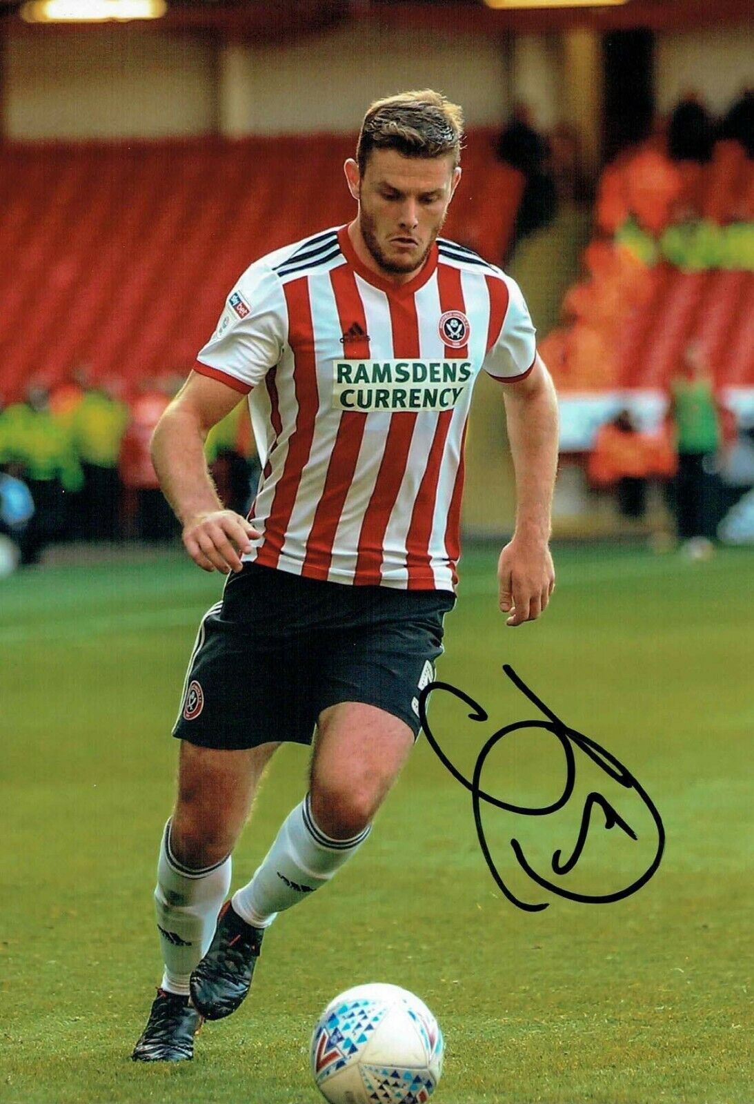 Jack O'CONNELL Sheffield United Signed Autograph 12x8 Photo Poster painting 1 AFTAL COA SUFC