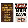 2pcs - Warning - Vintage Metal Signs(12*16Inch)