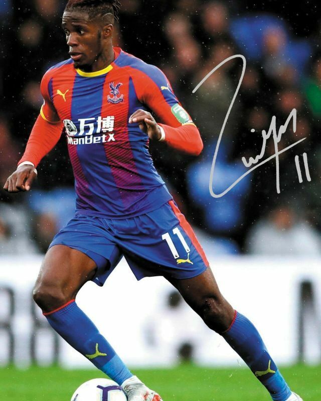 Wilfried Zaha - Crystal Palace Autograph Signed Photo Poster painting Print 1