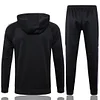 Joyfball 2024 Germany Half-Pull Hat Style Training Suit Black Football Shirt 1:1 Thai Quality