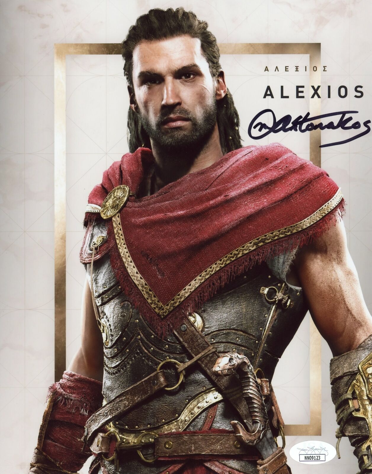 Michael Antonakos Assassin's Creed: Odyssey 8x10 Photo Poster painting Signed Autograph JSA COA