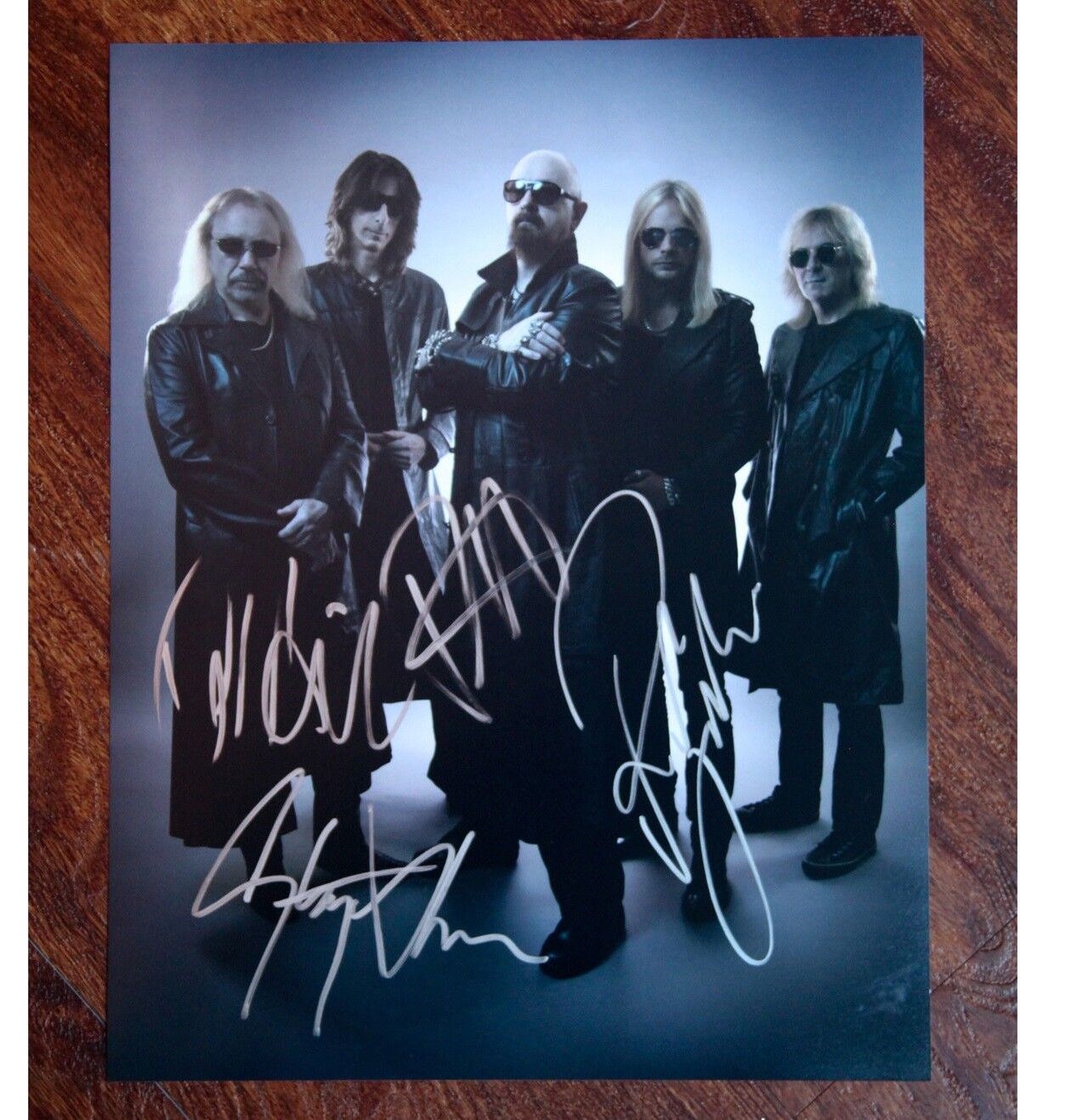 GFA Judas Priest * ROB HALFORD & BAND * Signed 11x14 Photo Poster painting AD1 PROOF COA