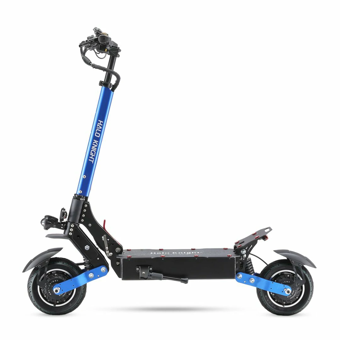 Halo Knight T108 Electric Scooter 10 inch Road Tire Dual 1000W Motor 65km/h Max Speed 52V 28.8Ah Battery 60km Max Range 150kg max load Hydraulic Brake IPX4 Waterproof