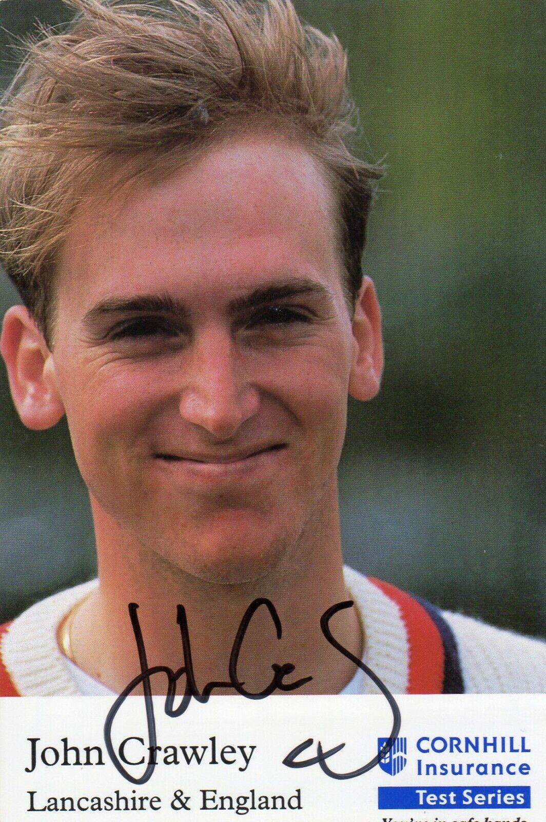 JOHN CRAWLEY AUTOGRAPH, CRICKET, SPORT