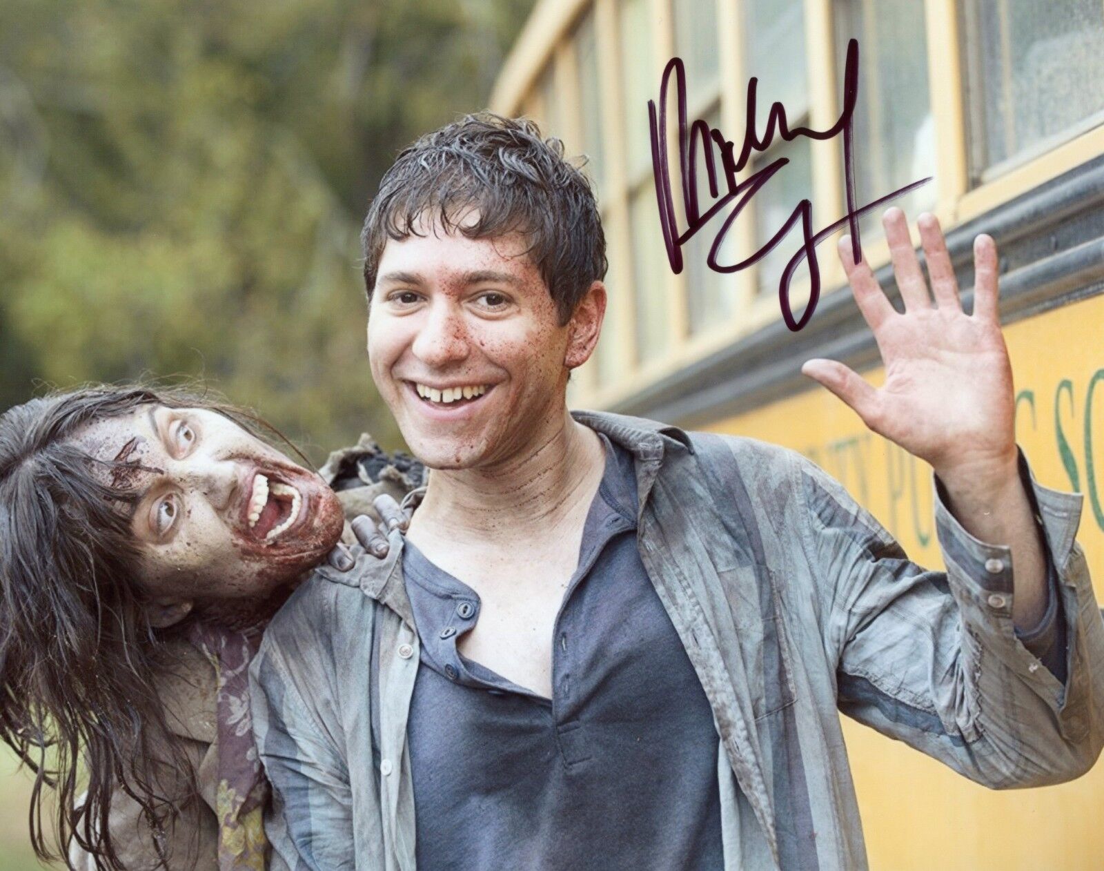 ~~ MICHAEL ZEGEN Authentic Hand-Signed Randall - WALKING DEAD