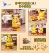 Eevee Family Cosplay Pikachu Enjoying Afternoon Tea Set - Pokemon Resin Statue - QN Studios