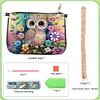 Special Shape Owl 5D DIY Diamond Painting Clutch Bag for Women Girls Gifts