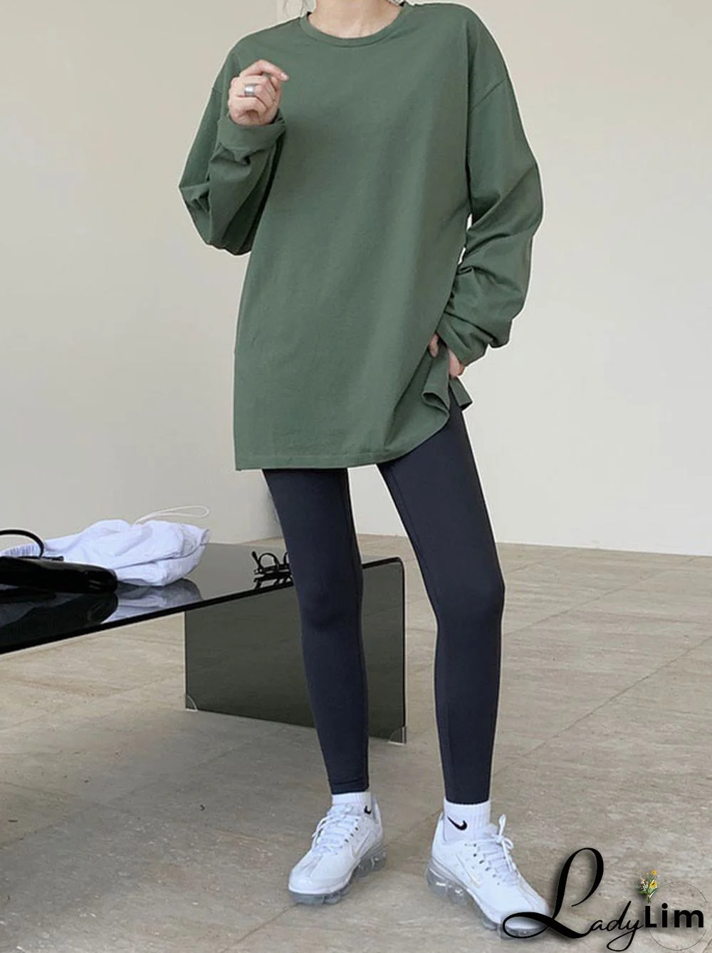 Original Solid Long Sleeve T-Shirts Tops