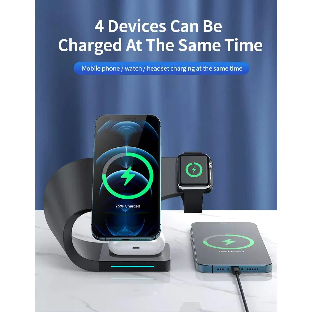 Four-in-one Magnetic Absorption Wireless Charger