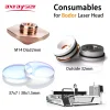 Bodor Laser Head Parts Protective Windows Lens Ceramic Holder Laser Nozzles D28/32 M11/14 Fiber Cutting Consumables Quartz Fused