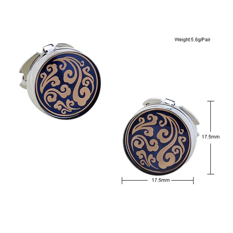 Cufflinks Caps Fashion Men's Gifts High-end Business Banquet Wedding Accessories Trendy Round Star Daily Shirt Buttons Cap