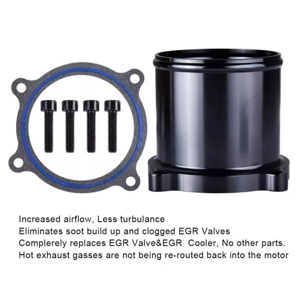 Garlaven EGR Cooler Throttle Valve Delete Kit For RAM 2500 3500 6.7L L6. for 6.7L Cummins 2010-2014 Diesel