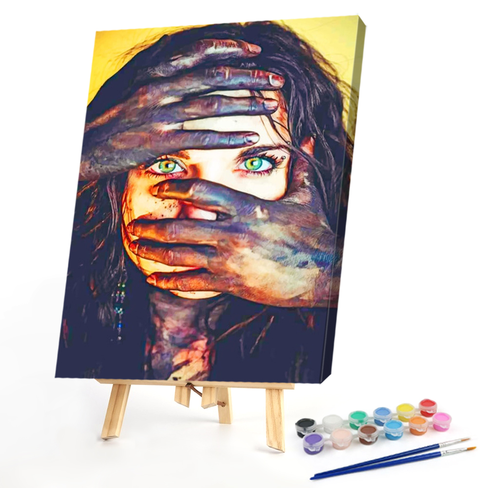 

40*50CM - Paint By Numbers - Cute Girl, 501 Original