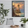 Diamond Painting-DIY Full Round Drill Lighthouse Windmill