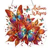Autumn DIY Diamond Painting Acrylic Special Shape Pendant Hanging Kit