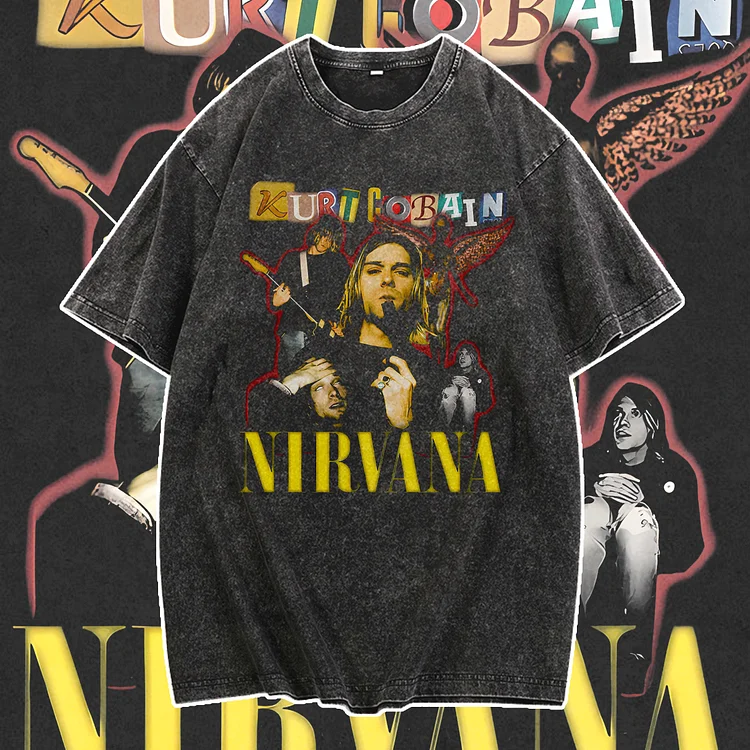 Davidhawaii100% Cotton Casual Vintage Rock Angel Men's Street T-Shirt - 100% Cotton