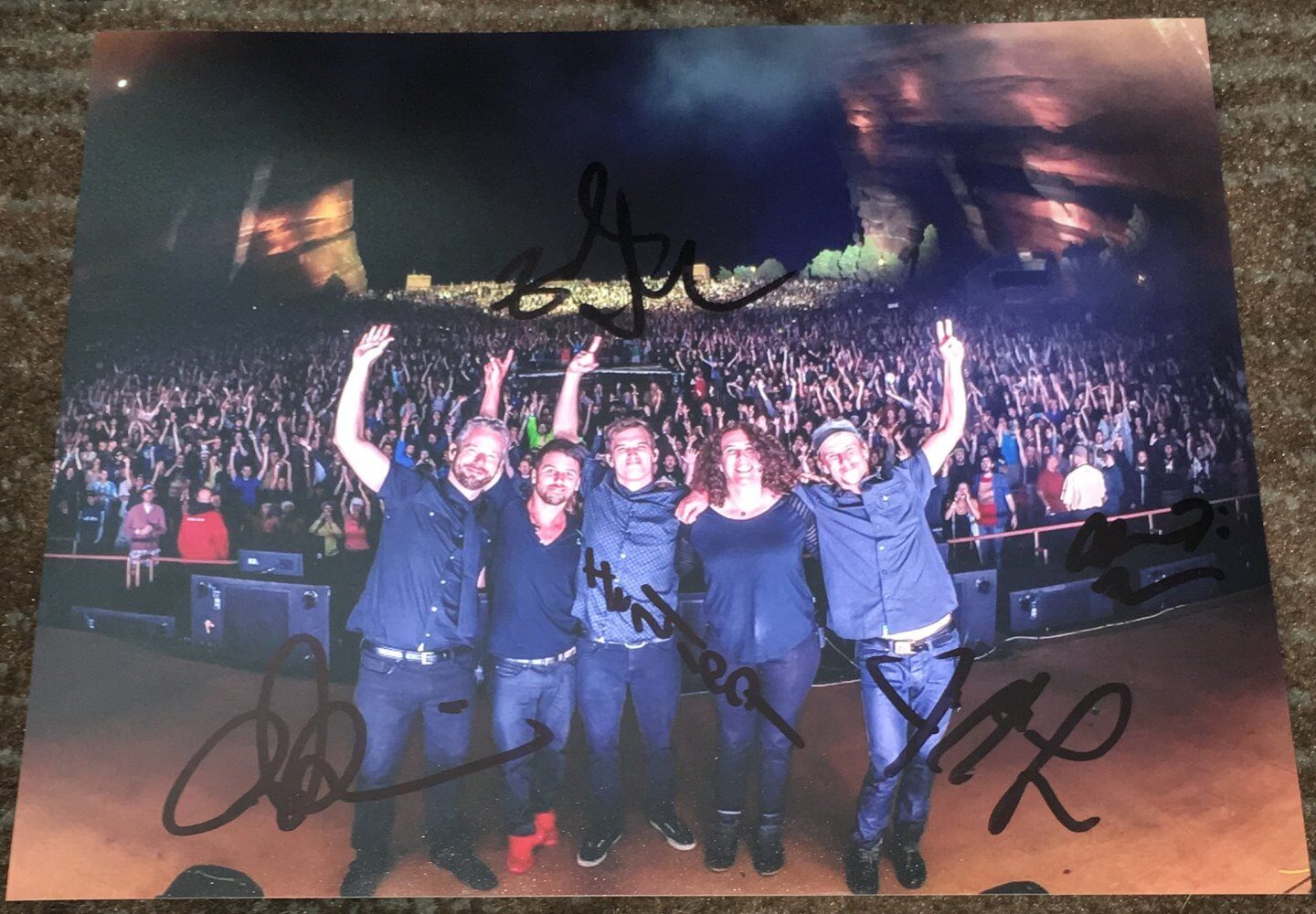 SOUND TRIBE SECTOR 9 BAND SIGNED AUTOGRAPH STS9 8x10 Photo Poster painting A w/EXACT PROOF