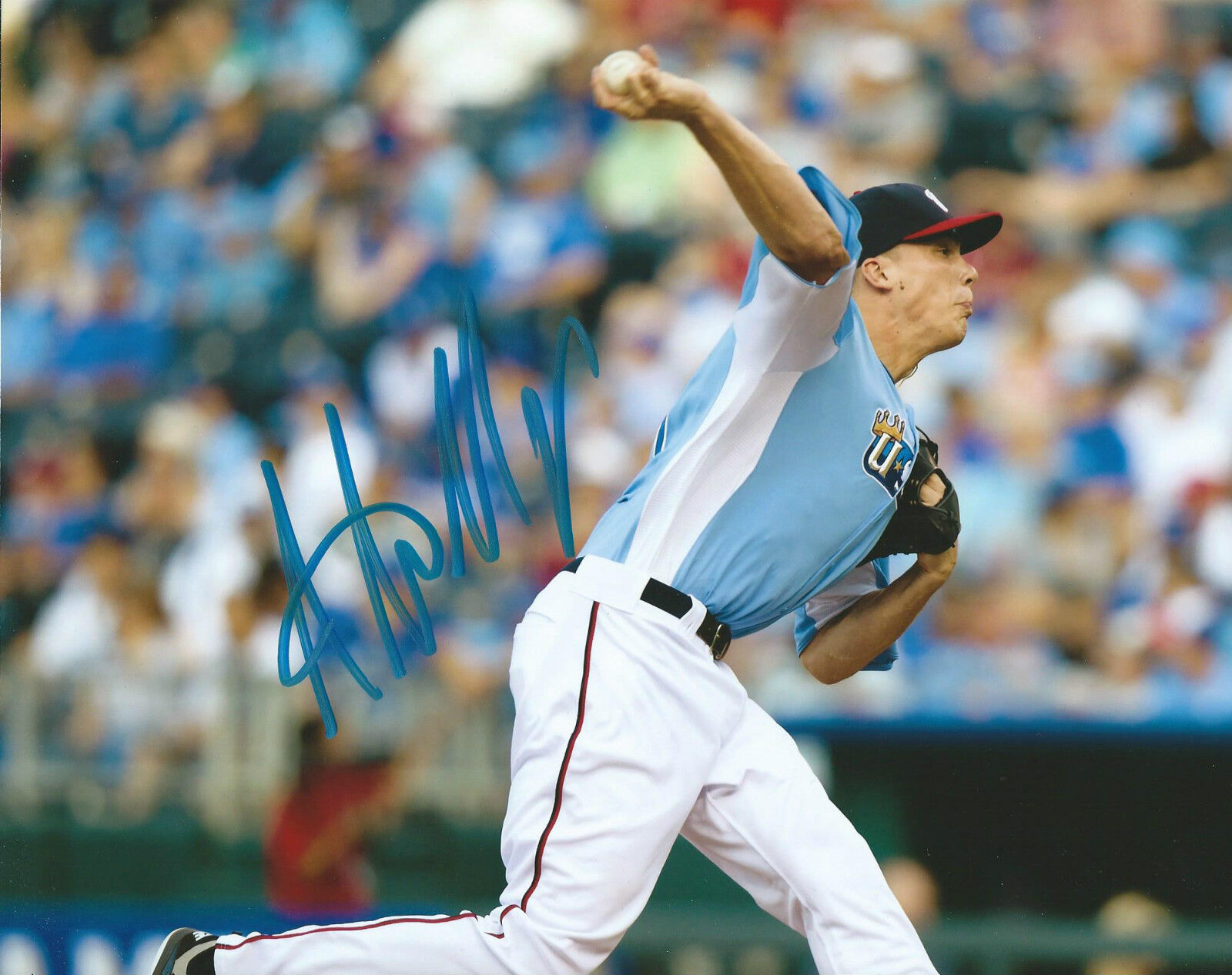 **GFA Minnesota Twins *ALEX MEYER* Signed 8x10 Photo Poster painting A1 COA**