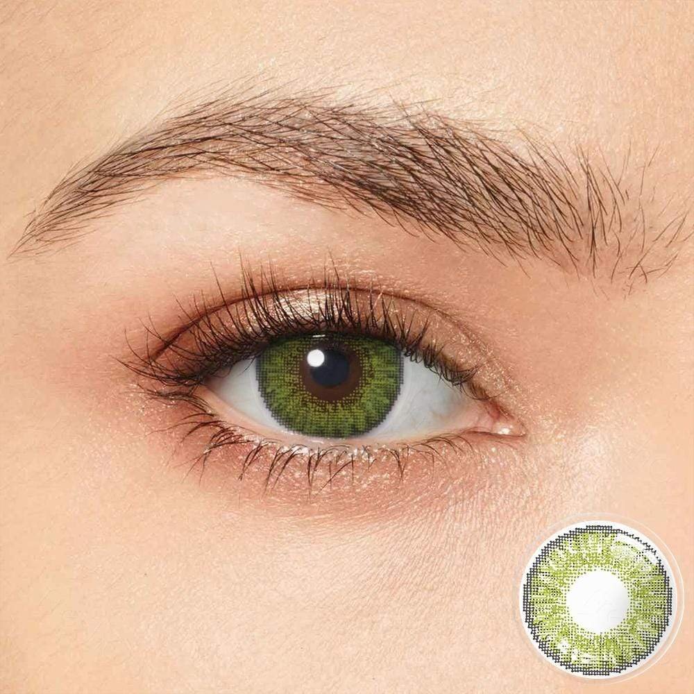 3 Tone GEMSTONE GREEN Colored Contact Lenses