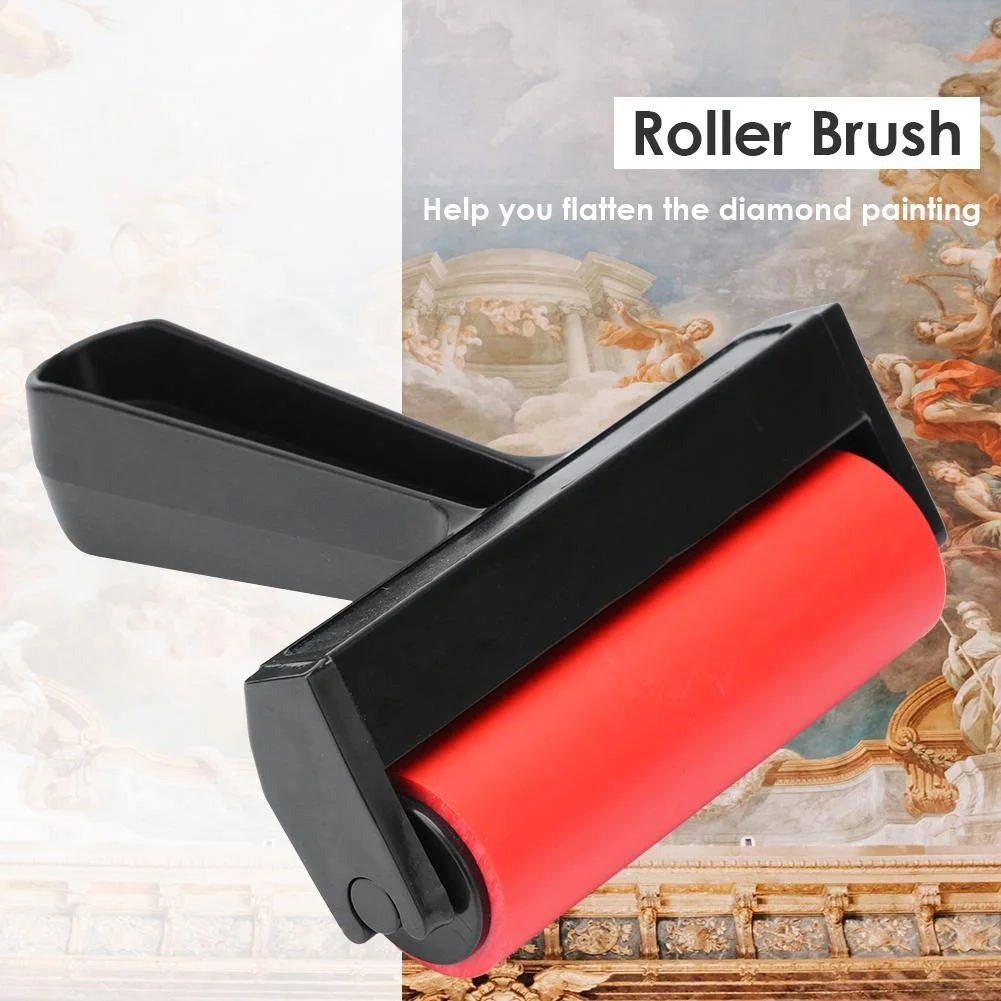 Rubber Roller Brush DIY Diamond Painting Brushing Craft Drawing Tools (S)