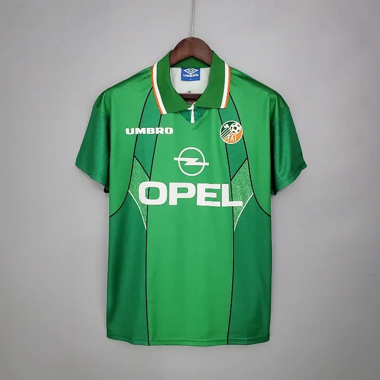 Retro 1995 Ireland home football jersey