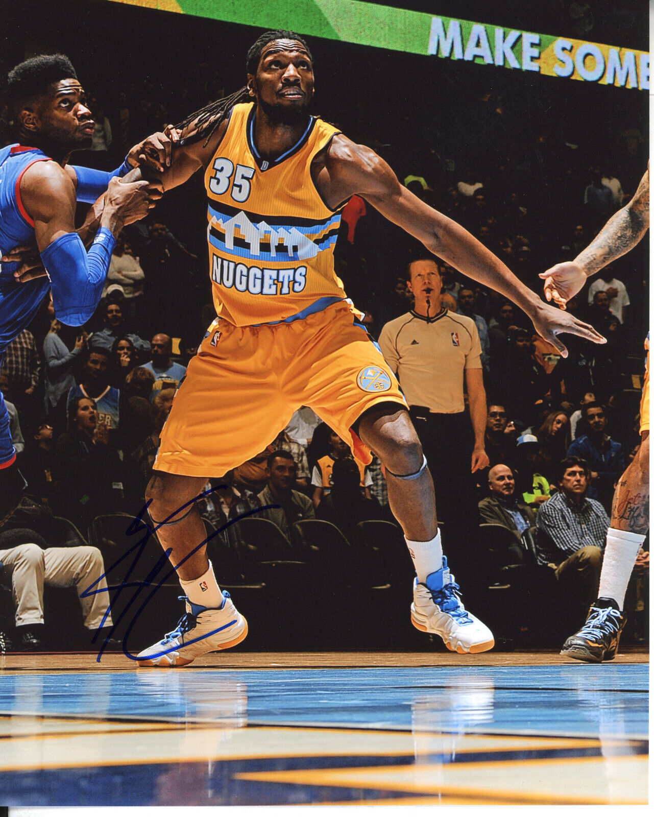 Kenneth Faried Autographed 8x10 Denver Nuggets#S1531