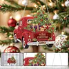 Crystal Diamond Painting Ornament Christmas Truck for Adults 7.87x7.87in