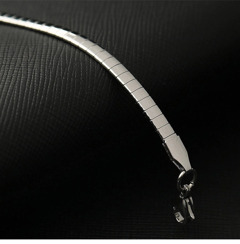 Modern Style Minimalist Classic Style Glossy Solid Color 304 Stainless Steel Chain Unisex Bracelets