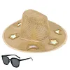 Straw Beach Sun Hat with Adjustable Chin Strap Wide Brim Sun Beach Hat for Beach