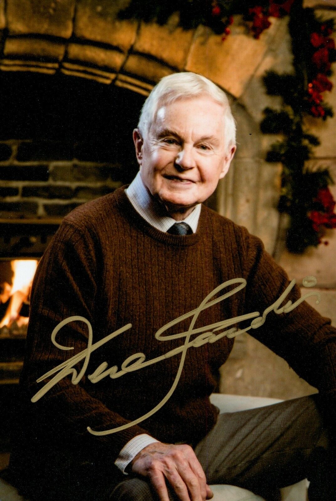 Sir Derek Jacobi Signed 6x4 Photo Poster painting Last Tango in Halifax Dr Who Autograph + COA